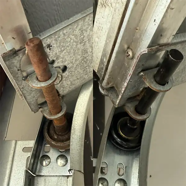Garage door roller replacement